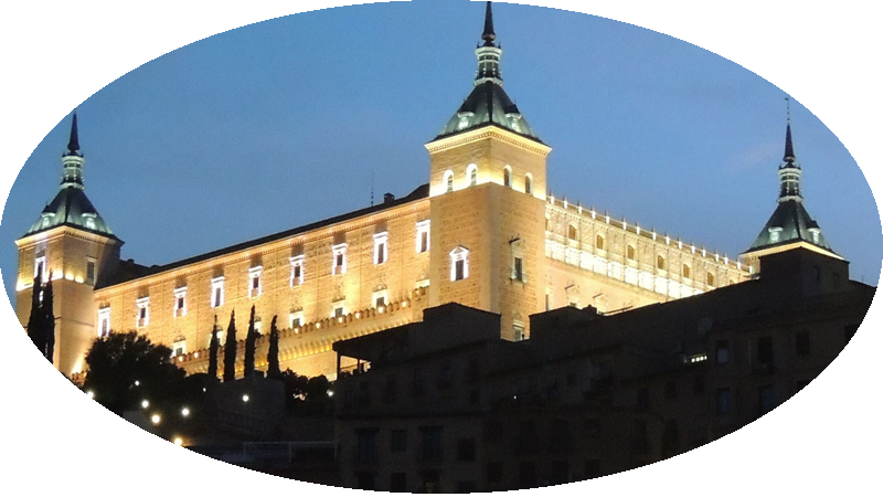Imagen de la fachada renacentista del alcazar de Toledo 