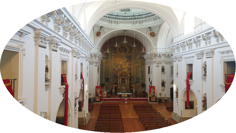 imagen vista epie de la iglesia  los jesuitas Toledo
